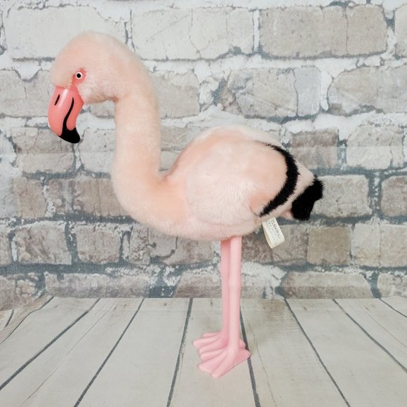 Vintage 1989 Flamingo Plush Universal Studios Hollywood
